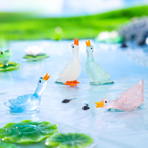 Piccolo ornamento da scrivania con decorazione da giardino con bambola luminosa carina creativa con Micro-paesaggio personalizzato - Product Image 1