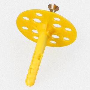 Clous isolants en <span class=keywords><strong>plastique</strong></span> à tige lisse vis d'ancrage murales communes <span class=keywords><strong>pour</strong></span> l'isolation des murs de construction - Product Image 3