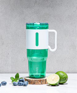 Gobelet à boisson de voyage en plastique réutilisable de grande capacité sans BPA - Product Image 2