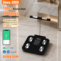 Timbangan Digital Bluetooth 8 Elektroda Terbaik, Timbangan Kamar Mandi Elektronik, Timbangan Analisis Komposisi Tubuh Cerdas
