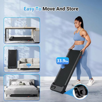 Caminadora Plegable Multivelocidad para Debajo del Escritorio, Pantalla LED, Control Remoto, para Pérdida de Peso y Ejercicio
