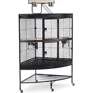 New Arrival Large Metal Iron Bird Breeding <strong>Cage</strong> Small Playtop Aviary Pet House for Pigeon <strong>Parrot</strong> Wood Carrier with Box Packing - Product Image 3