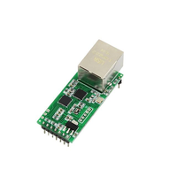 Módulo QXT USR-TCP232-T2 de Serial a RJ45, Convertidor UART TTL a Ethernet TCP/IP con Chipset Korite-M0, Compatible con DHCP y DNS