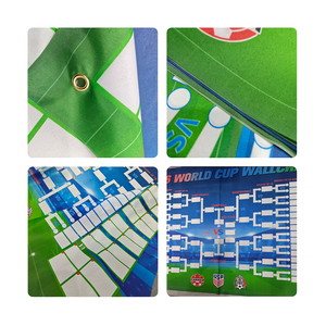 Banderas y Pancartas para la Copa Mundial de Fútbol 2026, Tela de Fondo de Poliéster, Artículos para Animar al Equipo en el Estadio y Registro de Partidos - Product Image 3