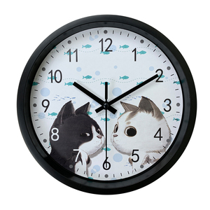 Custom 8 Inch Modern Light Needle Plastic <strong>Wall</strong> <strong>Clock</strong> Still Life Pattern Silent Quartz Luxury Chinese <strong>Living</strong> <strong>Room</strong> - Product Image 5