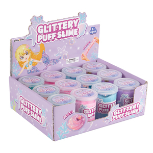 New Arrivals Long Lanh 85G Phun Slime 4 Màu Sắc Khác Nhau Với Nàng Tiên Cá Charms Fluffy Slime Set Mềm Căng Đồ Chơi Cho Trẻ Em - Product Image 3