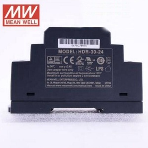MEANWELL 30W Ukuran Kecil Tipe Ladder HDR-30-24 30W 24V 1.5A Step Down Rail Type DC Switching Power Supply Sedang Diskon Mornsun 42pdp - Product Image 1