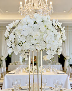 Nueva Llegada, Bola de Flores de Rosa Artificial de Seda Blanca 5D de Lujo y Alta Calidad, Grande de 60 cm, Centros de Mesa y Decoraciones para Bodas - Product Image 6