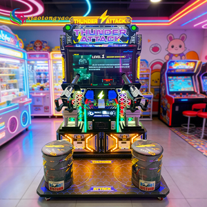 Coin Operated 55-inch Display 2-Player Kids Shooting Video Game <b>Machine</b> Metal Acrylic Construction for <b>Amusement</b> Parks for 6+ - Product Image 1