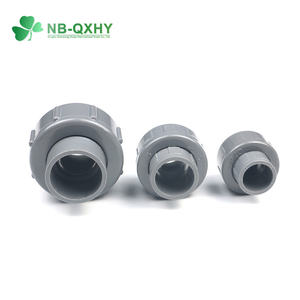 光と暗灰色のクイックコネクタ<span class=keywords><strong>PVC</strong></span>ユニオンアダプタパイプ接続用プラスチック配管継手 - Product Image 4