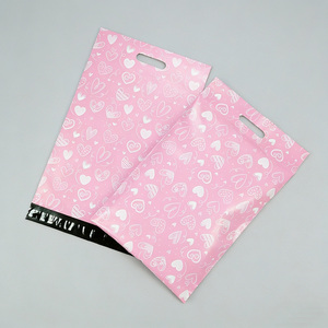 Bolsa de Envío de Plástico Impermeable con Asa Troquelada y Mensaje de Agradecimiento, para Ropa, <span class=keywords><strong>Correo</strong></span> y Mensajería Express - Product Image 5