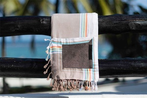 2025 Hammam Peshtermal Kikoy Serviette Doublée <span class=keywords><strong>de</strong></span> Tissu Éponge Coton <span class=keywords><strong>Fouta</strong></span> Yoga Bain Turc Serviette <span class=keywords><strong>de</strong></span> <span class=keywords><strong>Plage</strong></span> - Product Image 3