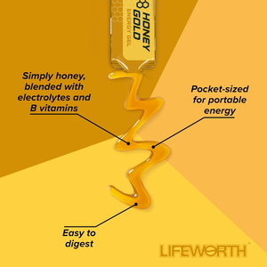 Lifeworth Glutenvrij Goud Honing Energiegel Sportvoedingssupplement Voor Lichaamsbeweging En Hardlopen - Product Image 2