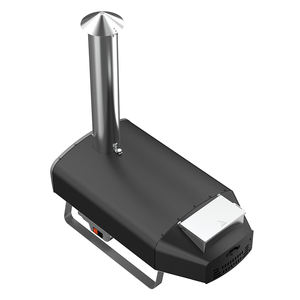 Mini four à pizza à dôme à <span class=keywords><strong>granulés</strong></span> <span class=keywords><strong>de</strong></span> <span class=keywords><strong>bois</strong></span> d'extérieur en acier inoxydable autoportant <span class=keywords><strong>de</strong></span> nouveau style avec pierre à pizza - Product Image 4