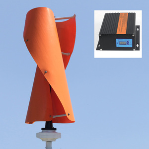 Generador Eólico Vertical Helicoidal de 500w 600W Sin Ruido y Controlador Híbrido MPPT - Product Image 3