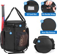 Sac de rangement pour accessoires de baseball et de softball Dowsen DS-B2503262, vente chaude, pour sports de plein air, avec poche pour tableau de scores