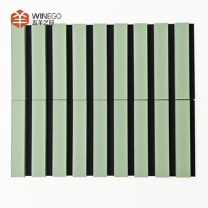 Paneles de Pared de Listones de Madera Resistentes al Fuego WINEGO, Panel Acústico Antibacteriano, Panel Acústico de Madera Absorbente de Sonido - Product Image 4