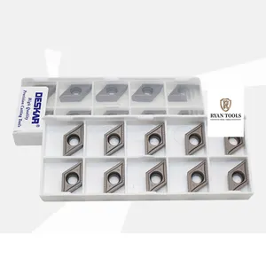 Inserções de metal cerâmico para torneamento de metal de carboneto CNC DCMT11T304-MT LF90 DESKAR