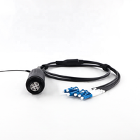 Cordon de raccordement à fibres optiques blindé tactique HMA à 2/4/6/8 fibres avec enrouleur de câble pour console audio Digico