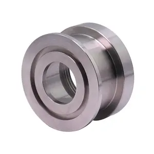 Custom Aluminum Stainless Steel Turned Pulley Precision CNC Machined Metal Turned Part