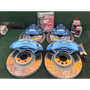 For 6-Piston Front 4-Piston Rear EPB Kit fits Land 395mm/365mm Disc Direct Bolt-On Big Upgrade - Product Image 1
