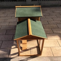 2025 bois grand lapin pas cher Mobile poulailler Cage extérieur nichoir chat cabane Portable poulailler pour élever des animaux de compagnie de poulet