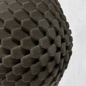 Artesanía de lujo italiana 3D Impreso GRES Jarrón Alma Diseño tradicional para mesa o piso Uso Material de resina - Product Image 5