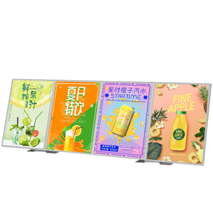 Cà phê cửa hàng phụ kiện <span class=keywords><strong>LED</strong></span> menu bảng hiển thị cho quán cà phê và trà sữa cửa hàng thép bảng quảng cáo cho nhà hàng - Product Image 2