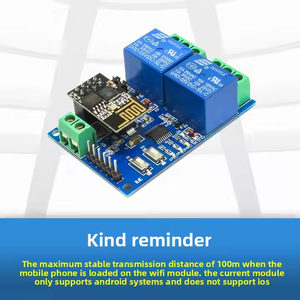 Interruptor de relé WIFI de doble vía 5V ESP8266 Smart Home, Control de aplicación Android/iOS para acceso remoto IoT - Product Image 2
