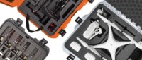 Boîte à Outils Complète Robuste et Étanche en Mousse EVA avec Poignée pour Rangement de Montres, Appareils Photo et Drones