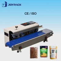 Scelleuse à bande continue haute vitesse FR-900 110V 220V, machine de thermoscellage horizontale automatique pour l'emballage de sacs en plastique et polyéthylène