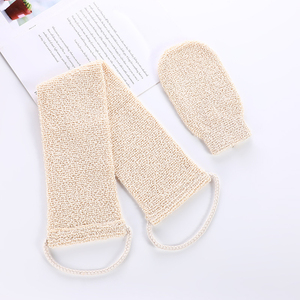 Super fabbrica di alta qualità accetta Logo personalizzato carbone infuso bagno morbido bagno bagno docce di cotone guanti di cotone bianco - Product Image 5