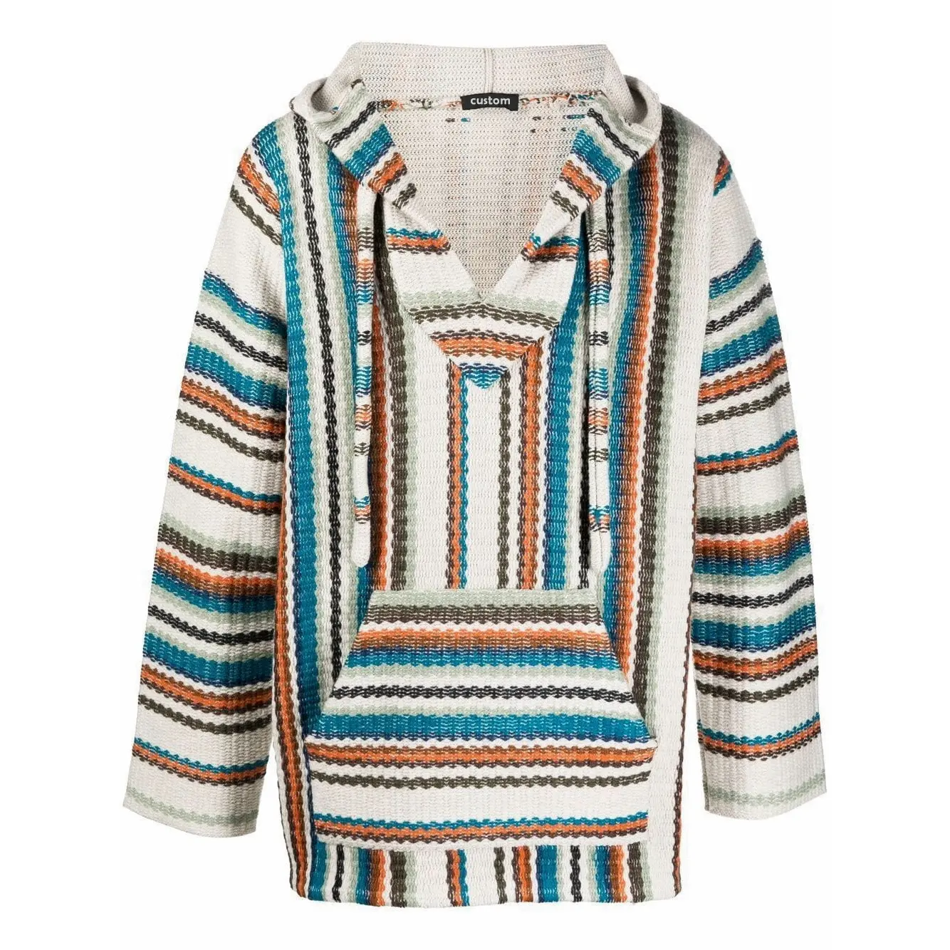 Оригинальный кашемировый шерстяной вязаный пуловер с капюшоном, хлопковая трикотажная одежда, Мужской Жаккардовый свитер