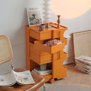 Mobili moderni per la casa cassettiera girevole a 3 strati carrello per la camera da <span class=keywords><strong>letto</strong></span> comodino in plastica armadietto laterale del <span class=keywords><strong>letto</strong></span> - Product Image 1