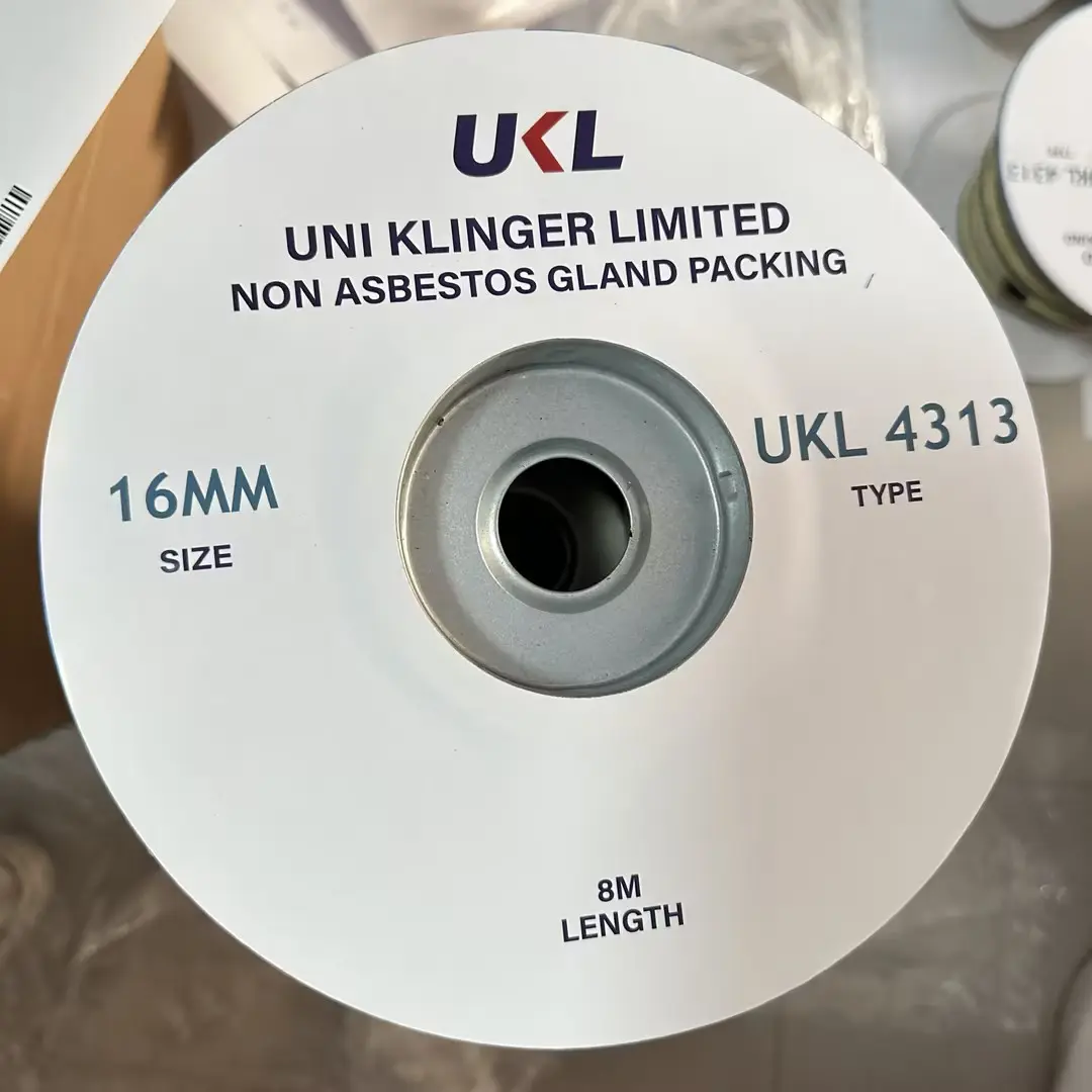 Klinger UKL 4313 Non amianto ghiandola imballaggio PTFE grafite aramidica angolo multiuso ghiandola imballaggio