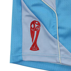 Custom Digital Print Automated Cutting 100% Polyester Drawstring Mens Soccer Shorts Piping Breathable Summer Sports Running - Product Image 5