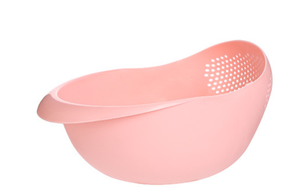 Escurridor de Plástico para Cocina, Cesta para Lavar Arroz, Frutas y Verduras, También Puede Usarse como Plato para Frutas - Product Image 2