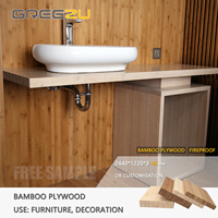 Panneau de joint de doigt laminé en bois de bambou 4x8 personnalisé pour comptoirs de magasin et meubles de camping-car-Feuilles de bambou écologiques