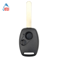 MS Coque de remplacement de clé de voiture d'usine à 2 boutons pour la télécommande de voiture Hond-a Coque de boîtier vierge pour clé droite Clé de voiture à distance