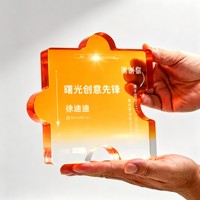 Trophée Puzzle en Acrylique Dégradé Haut de Gamme Personnalisé Médaille de Championnat Créative Commémorative Réunions Annuelles Événements Sportifs Chine