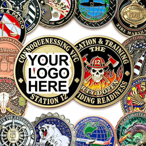 Custom Logo Design Make Your Own Enamel Collection Souvenir 3D Gold Silver Plated Manufacturer Metal Custom Challenge Coin