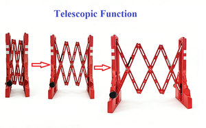 <span class=keywords><strong>Barrière</strong></span> rétractable en plastique de haute qualité, <span class=keywords><strong>barrière</strong></span> extensible portable avec réflecteur pour l'extérieur - Product Image 5
