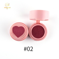 Marque privée Fard à joues Fit Me Face rose vif Logo personnalisé de haute qualité Crème végétalienne lisse cosmétique Blush en forme de coeur