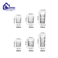 Gobelet sous vide personnalisé, pour bar, en verre, blanc, 2oz, 100 unités