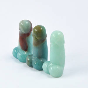 Cristalli naturali all'ingrosso pietre curative Mini pene cristallo pene cristallo donne quarzo Dildo pietre del pene artigianato pietra incisa - Product Image 3