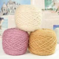 150g Wool/Acrylic Blended Fancy Yarn Ring Spun Eighty Colors Raw Material Weaving Knitting Sweaters Scarves Hats Dresses/Shawls