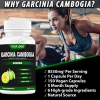 VitaSpring OEM quemador de grasa suplemento de pérdida de peso Delgado ácido hidroxicítrico HCA Garcinia cambogia extracto cápsula