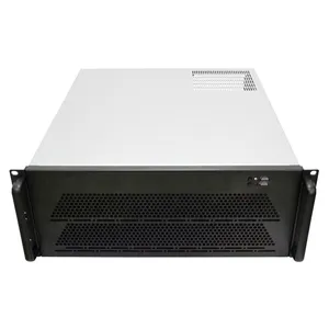 Kustom 4U 12 slot AI casing Server logam industri IPC Rackmount Komputer Kasus