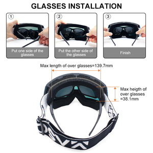 <span class=keywords><strong>Gafas</strong></span> <span class=keywords><strong>de</strong></span> esquí CE UV400 Protección Deportes Nieve <span class=keywords><strong>Gafas</strong></span> <span class=keywords><strong>Graduadas</strong></span> Snowboard <span class=keywords><strong>Gafas</strong></span> <span class=keywords><strong>DE</strong></span> SEGURIDAD Lentes cilíndricas polarizadas Logotipo personalizado - Product Image 2