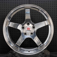Jantes forgées concaves profondes personnalisées 5x112 5x114.3 5x120 polies en aluminium 6061-T6 pour Audi BMW Benz Bentley Honda Civic Lexus